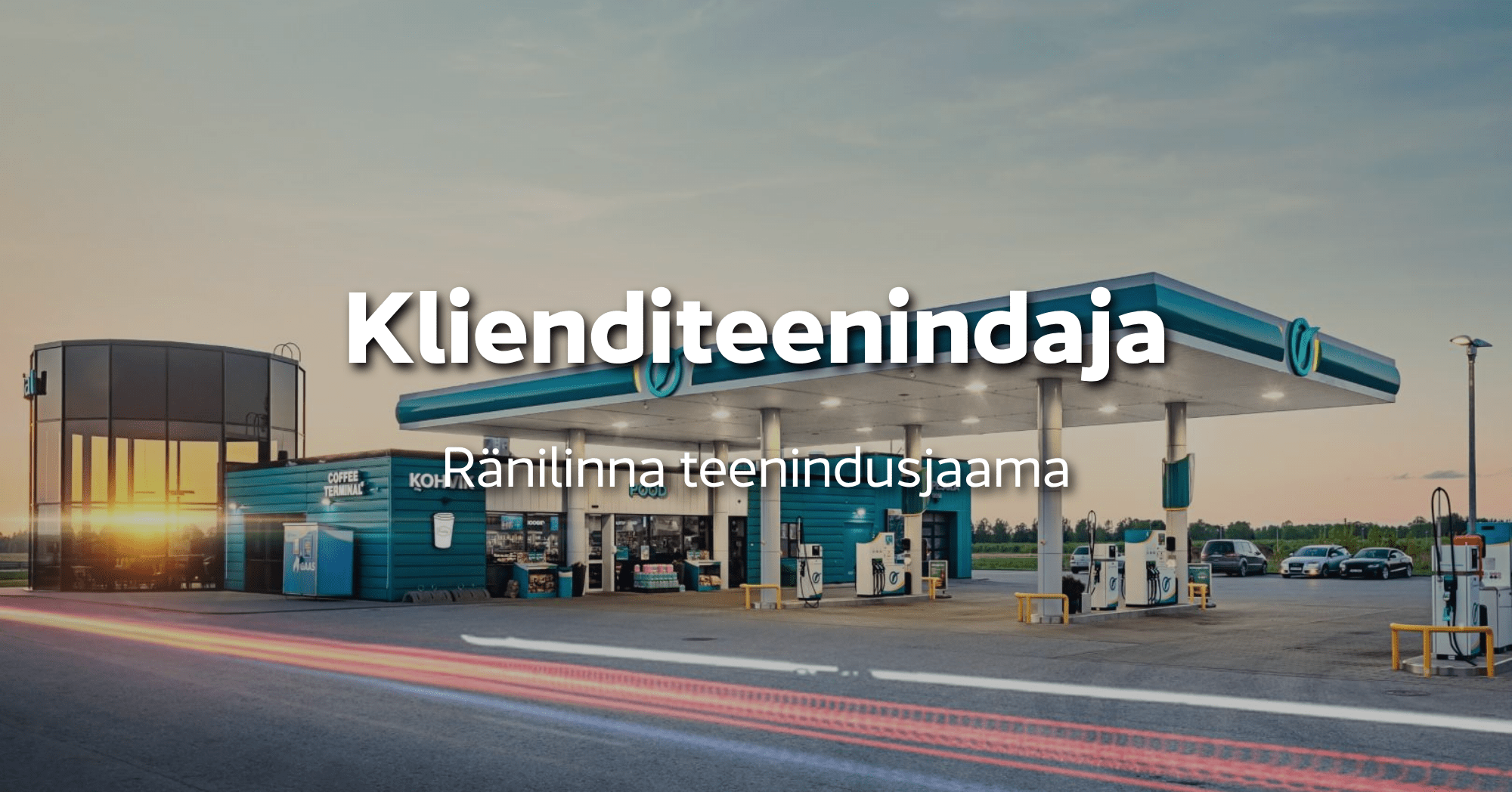 Klienditeenindaja UUDE Ränilinna teenindusjaama